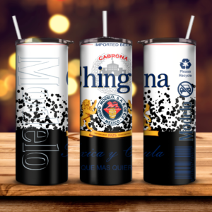 Vaso Termo Chingona, toxica y chula Black