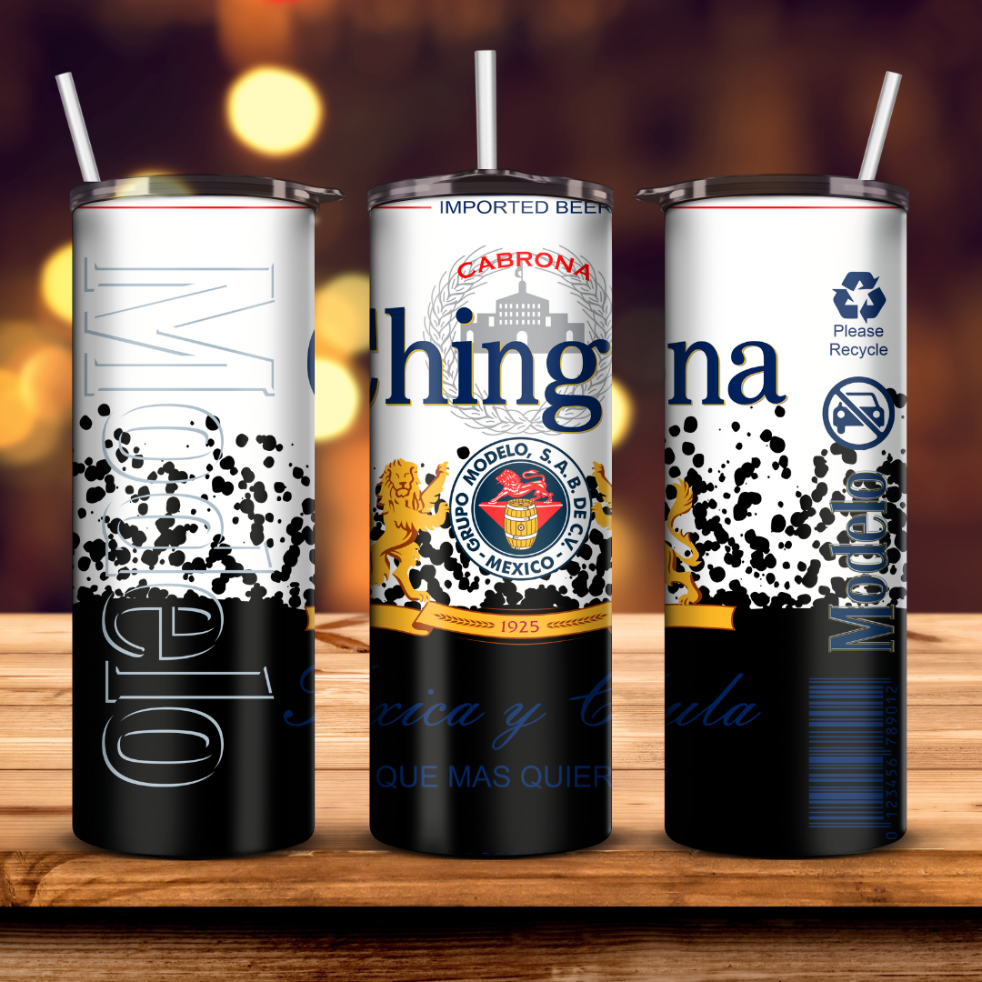 Vaso Termo Chingona, toxica y chula Black