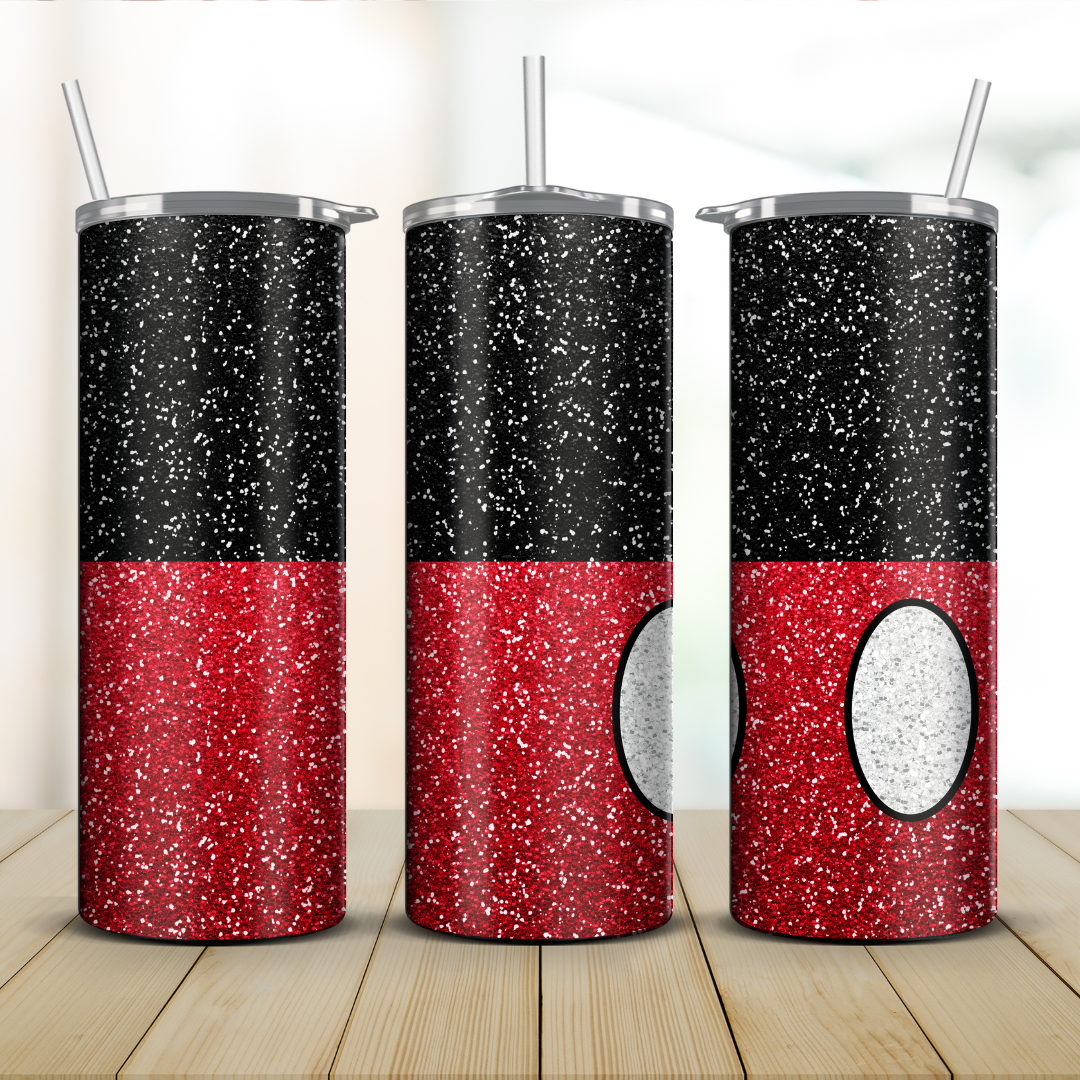 Vaso Termo Short glitter Mickey