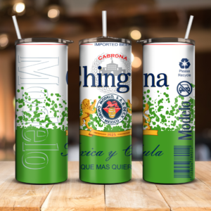 Vaso Termo Chingona, toxica y chula Green