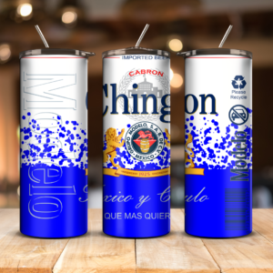 Vaso Termo Chingón, toxico y chulo Blue